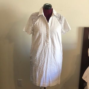 J Crew White Dress